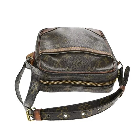 LOUIS VUITTON Danube Shoulder Bag Monogram Leather Brown France M45266 61YF386 - Picture 5 of 15
